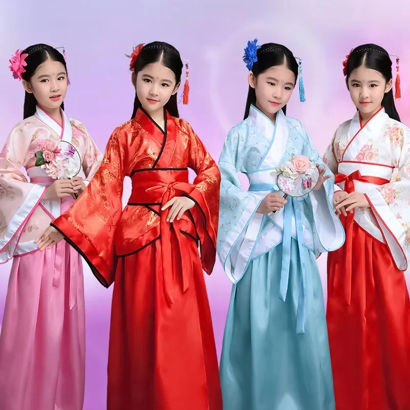 Anime Cosplay Dance - 2026Kids Set Kostum Tari Tradisional Tiongkok