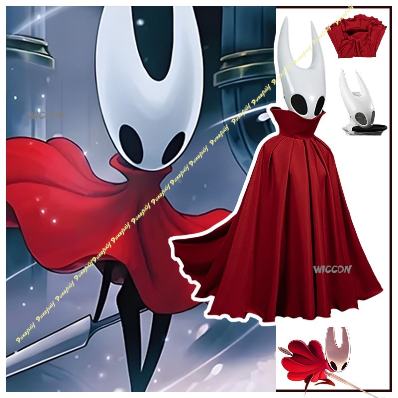 Anime Cosplay Boy - Kostum Cosplay Game Suit Hollow Knight
