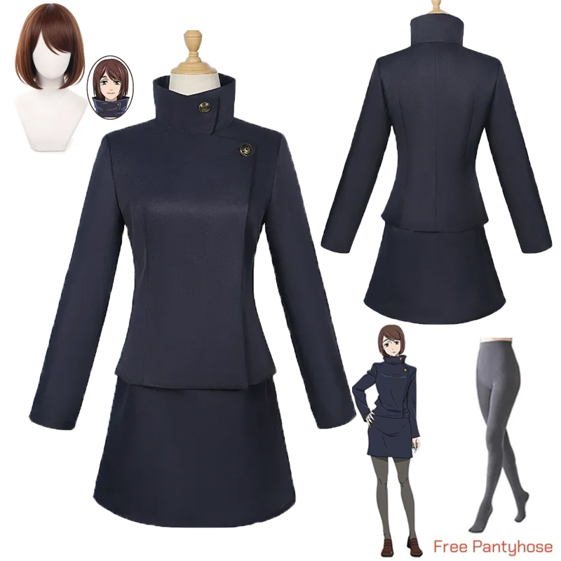 Anime Cosplay Jujutsu - Kostum Cosplay Kaisen Ieiri Shōko, Pakaian