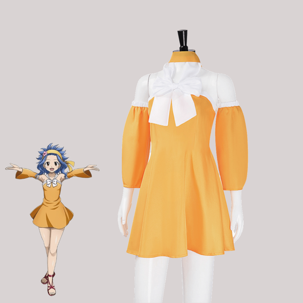 Anime Cosplay Outfits Female - Kostum Cosplay Levy McGarden, Pakaian Anime
