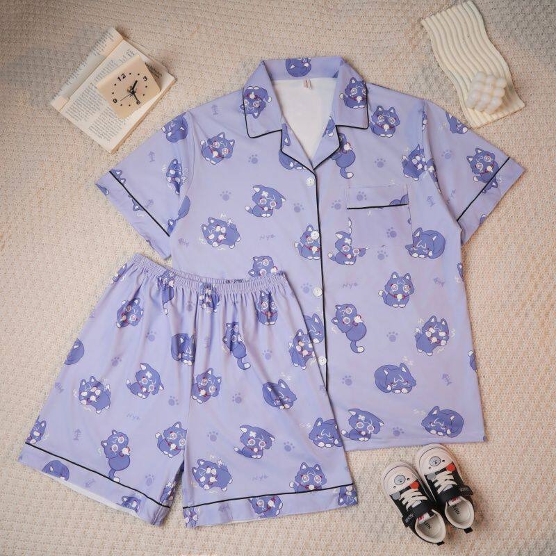 Anime Cosplay Dress - Kostum Cosplay Genshin Impact Wanderer Piyama