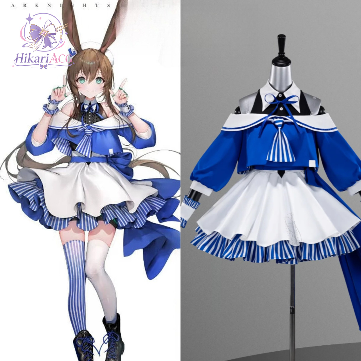 Anime Cosplay Outfits Female - Kostum Cosplay Kolaborasi Arknights Amiya Lawson,