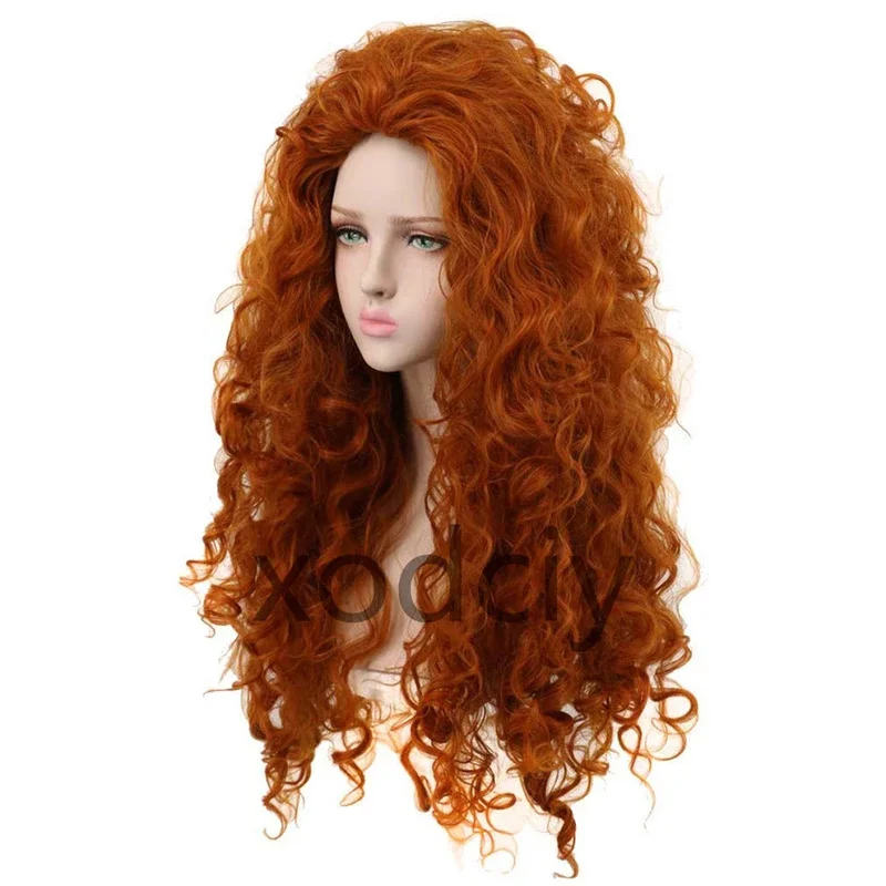 Anime Cosplay Orange Hair - EW5DY20Movie Cosplay Putri Pemberani Merida Mei