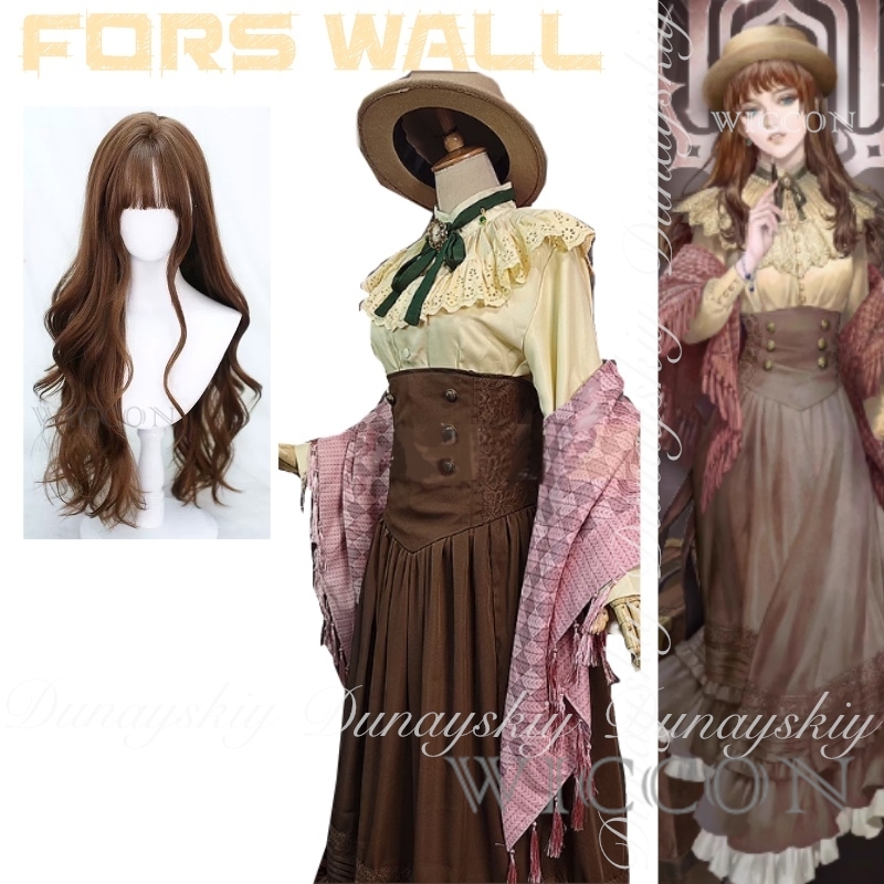 Anime Cosplay Dress - Gaun Krem Penulis Fiksi Penyihir Cosplay