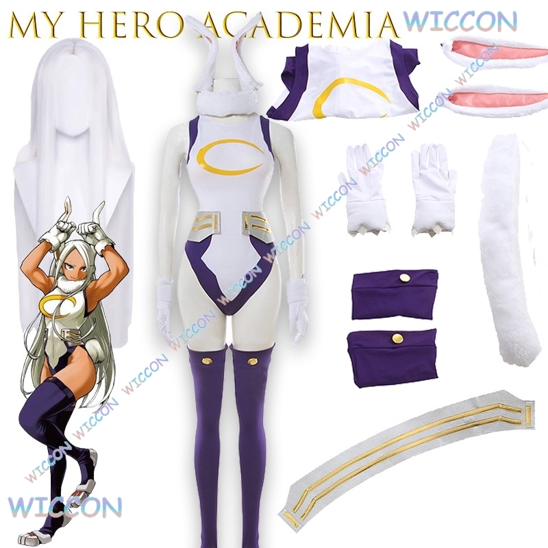 Anime Cosplay Bunny - wona@MyHero Acade Mia Miruko Kostum Cosplay