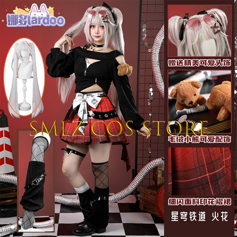 Anime Cosplay Dress - Dreamwave Sparxie Cosplay Game Honkai Star