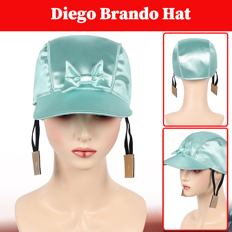 Jojo Bizarre Hat - Topi Cosplay Diego Brando Kostum Anime