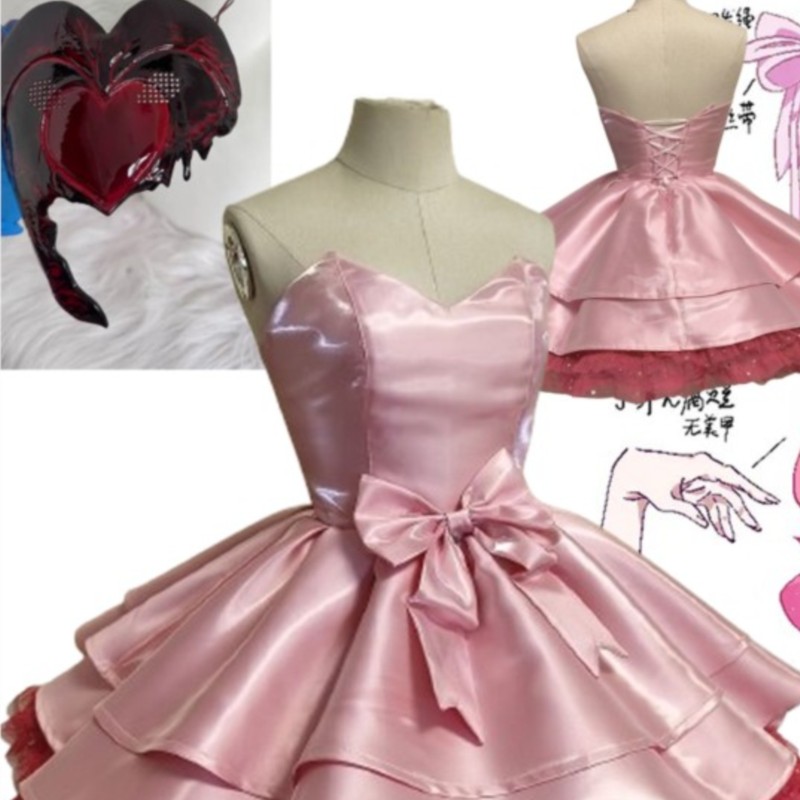 Anime Cosplay Bunny - Mizi Zombiestage Wig Masker Cosplay Pink