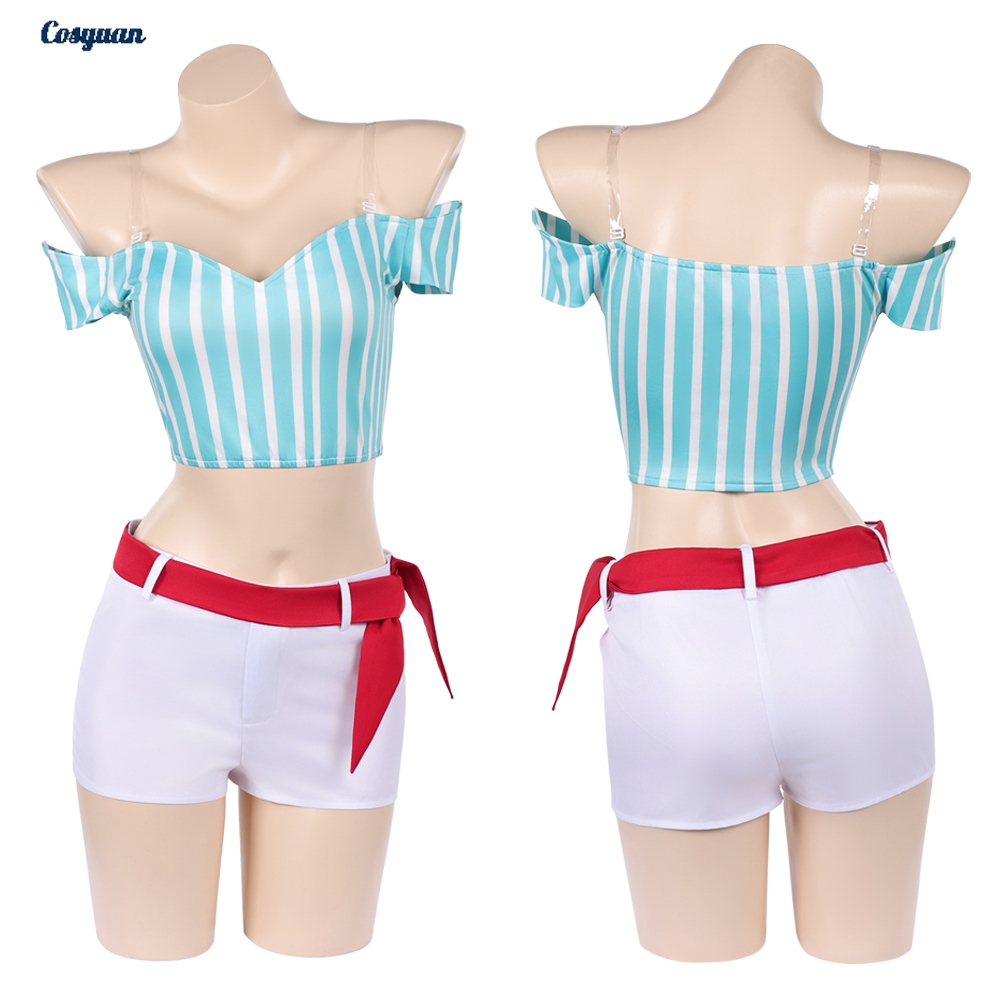 Anime Cosplay Outfits Female - Pakaian Celana Atasan Nami Cosplay Bajak