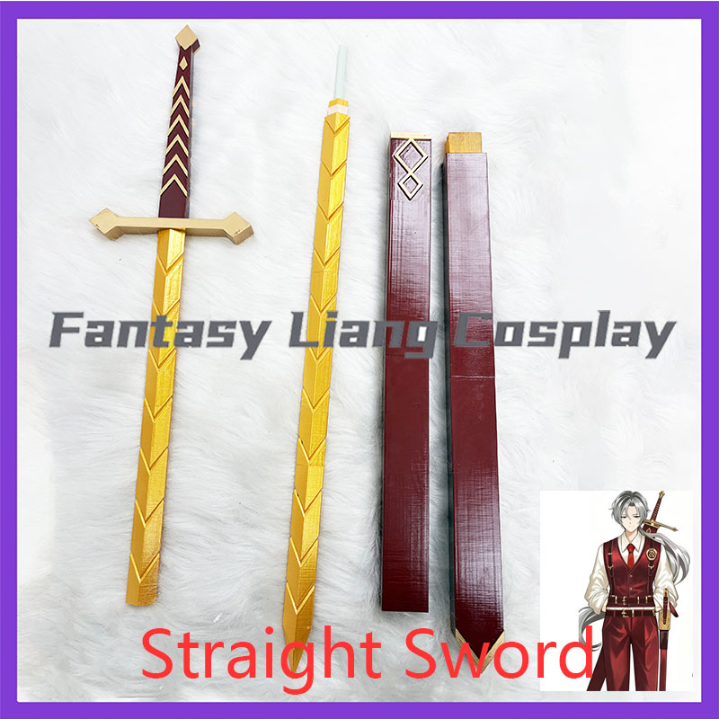 Anime Cosplay Sword - Pedang Lurus Properti Cosplay Game Limbus