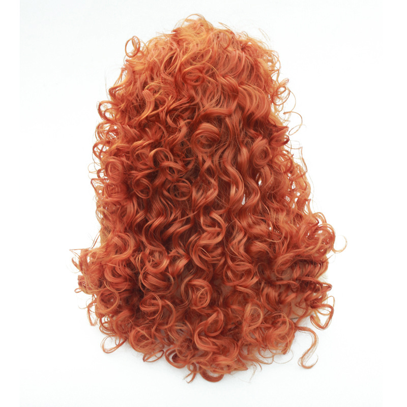 Wig Anime Brave Legend Brave M - Anime Cosplay Orange Hair ulasan dan harga