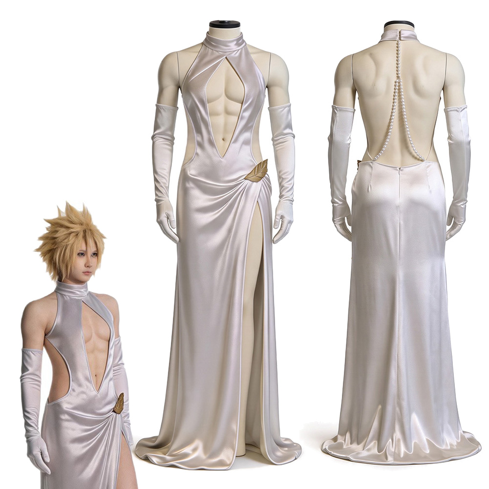 FF7 Cloud Strife Cosplay Gaun  - Anime Cosplay Outfits Female ulasan dan harga