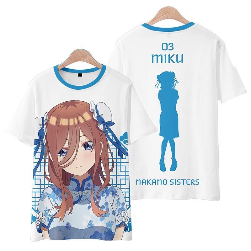Hadiah Kaus Bersirkulasi Lenga - Quintuplets Anime Cosplay ulasan dan harga