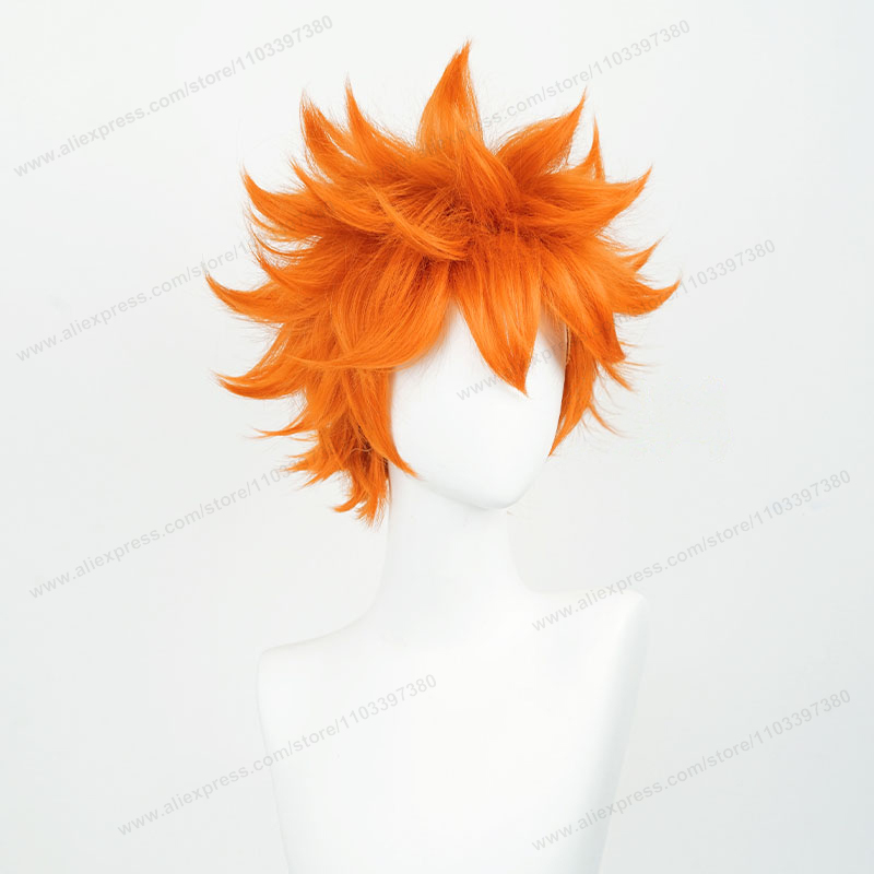 Hinata Shoyo Wig Cosplay 26cm, - Anime Cosplay Orange Hair ulasan dan harga