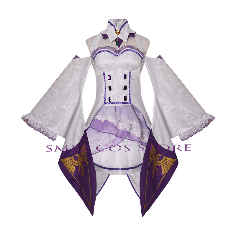 Kostum Cosplay Emilia Anime Re - Anime Cosplay Dress ulasan dan harga