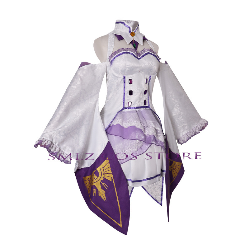 Kostum Cosplay Emilia Anime Re - Anime Cosplay Dress ulasan dan harga