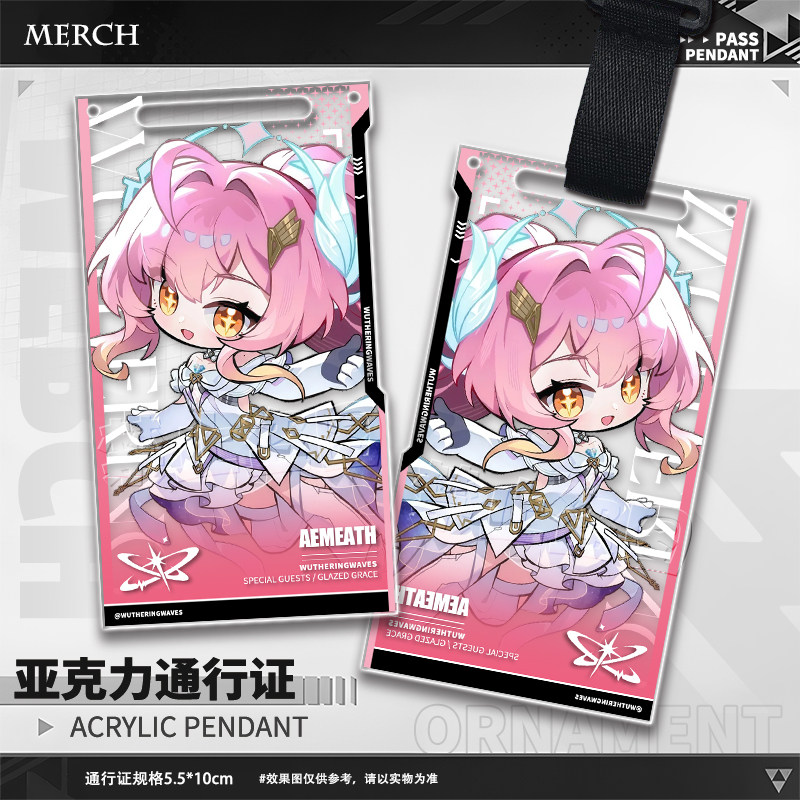 Game Wuthering Waves Aemeath T - Anime Cosplay Event ulasan dan harga
