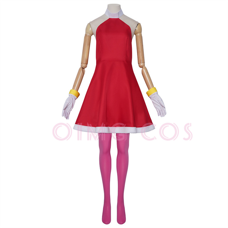 Kostum Cosplay Amy Rose Seraga - Anime Cosplay Dress ulasan dan harga