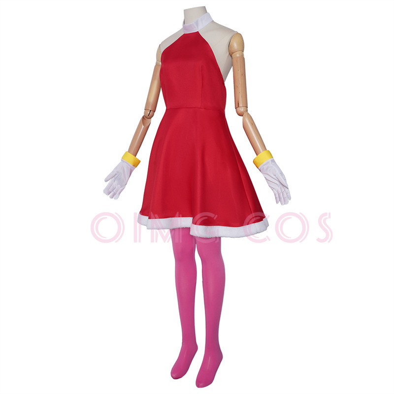 Kostum Cosplay Amy Rose Seraga - Anime Cosplay Dress ulasan dan harga