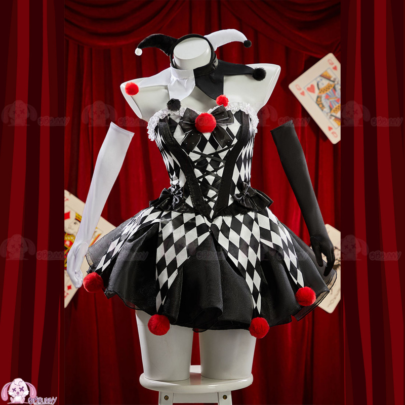Kostum Cosplay Blok Warna Sirk - Anime Cosplay Outfits Female ulasan dan harga