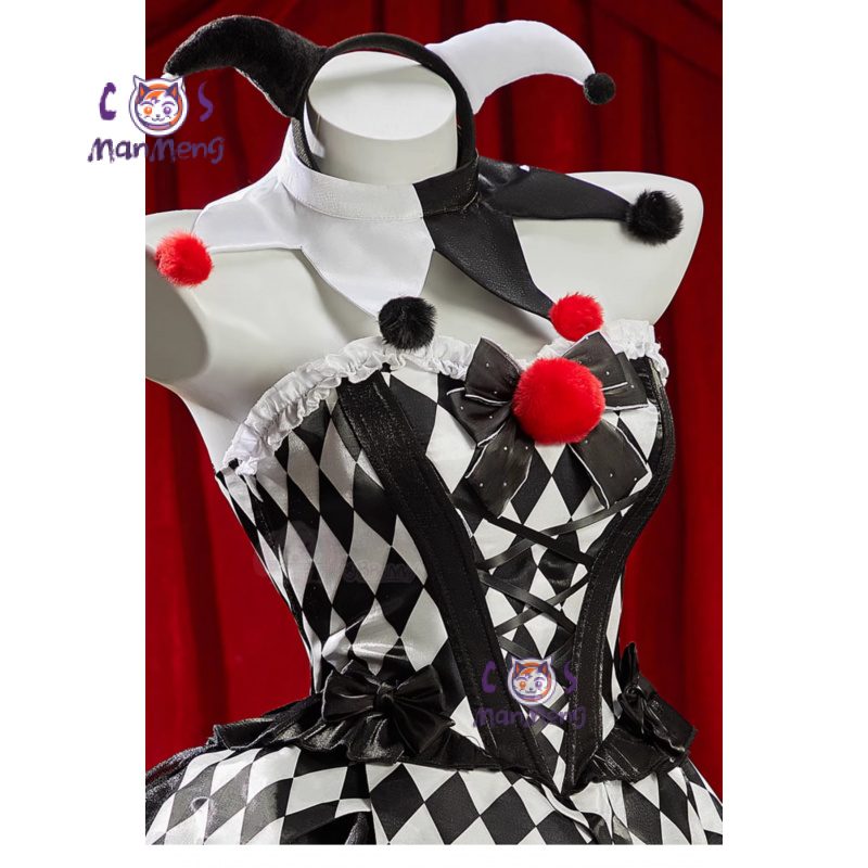 Kostum Cosplay Blok Warna Sirk - Anime Cosplay Outfits Female ulasan dan harga