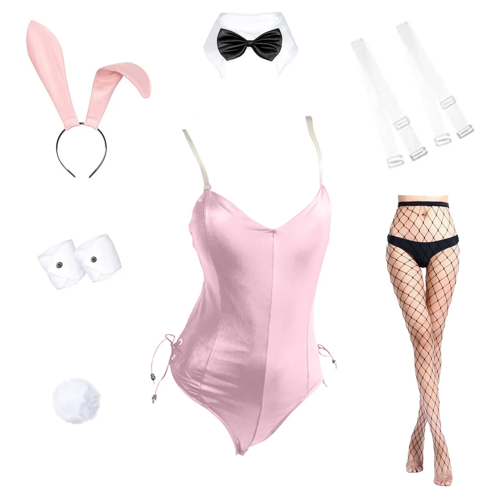 Setelan Anak Perempuan Kelinci - Anime Cosplay Bunny ulasan dan harga