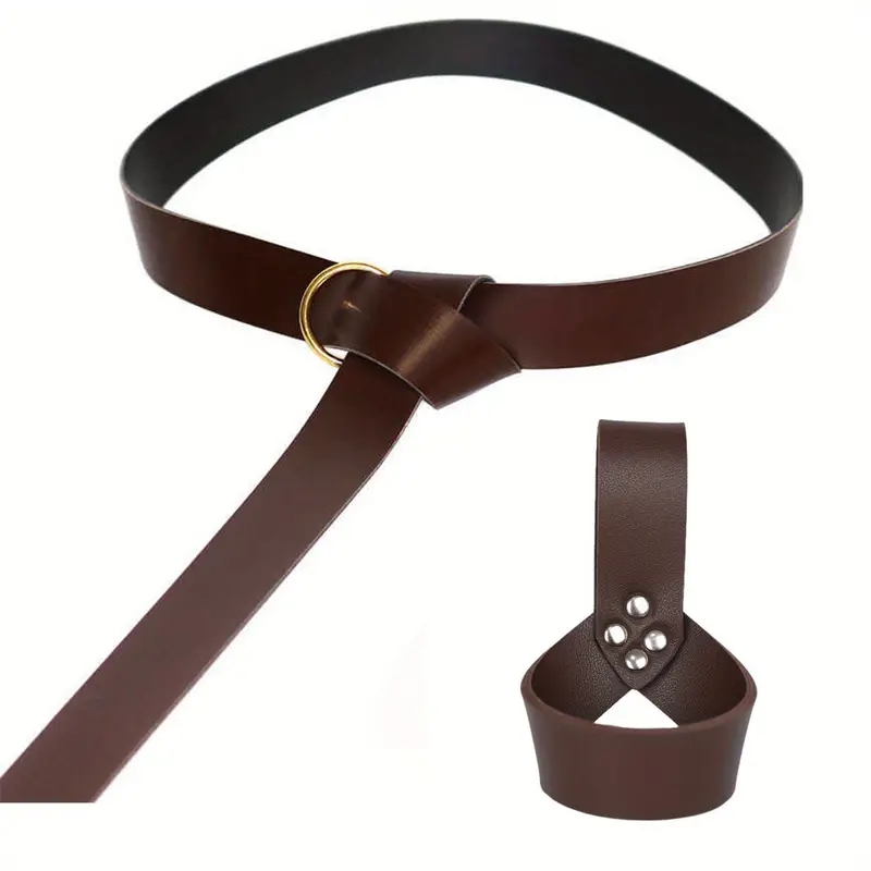 Sabuk Kulit Retro Viking denga - Anime Cosplay Sword ulasan dan harga