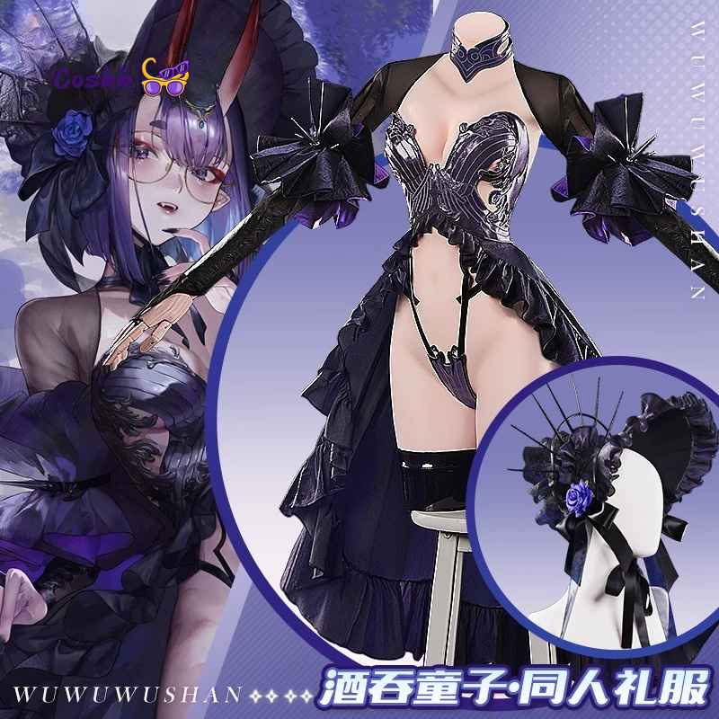 Kostum Cosplay Shuten Douji Ba - Anime Cosplay Dress ulasan dan harga