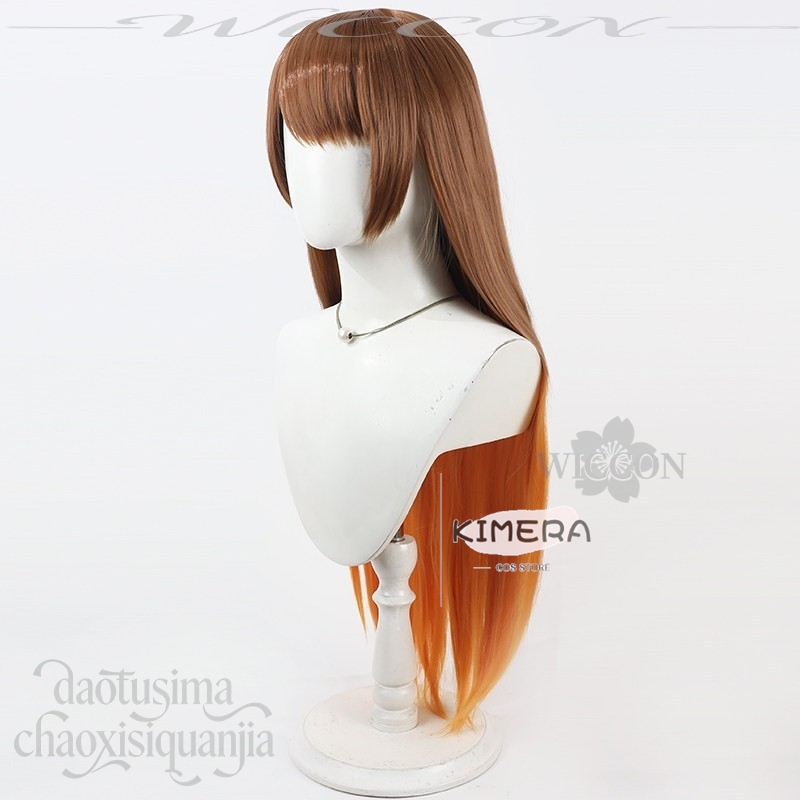 Malkuth Cosplay Anime Game Lib - Anime Cosplay Orange Hair ulasan dan harga