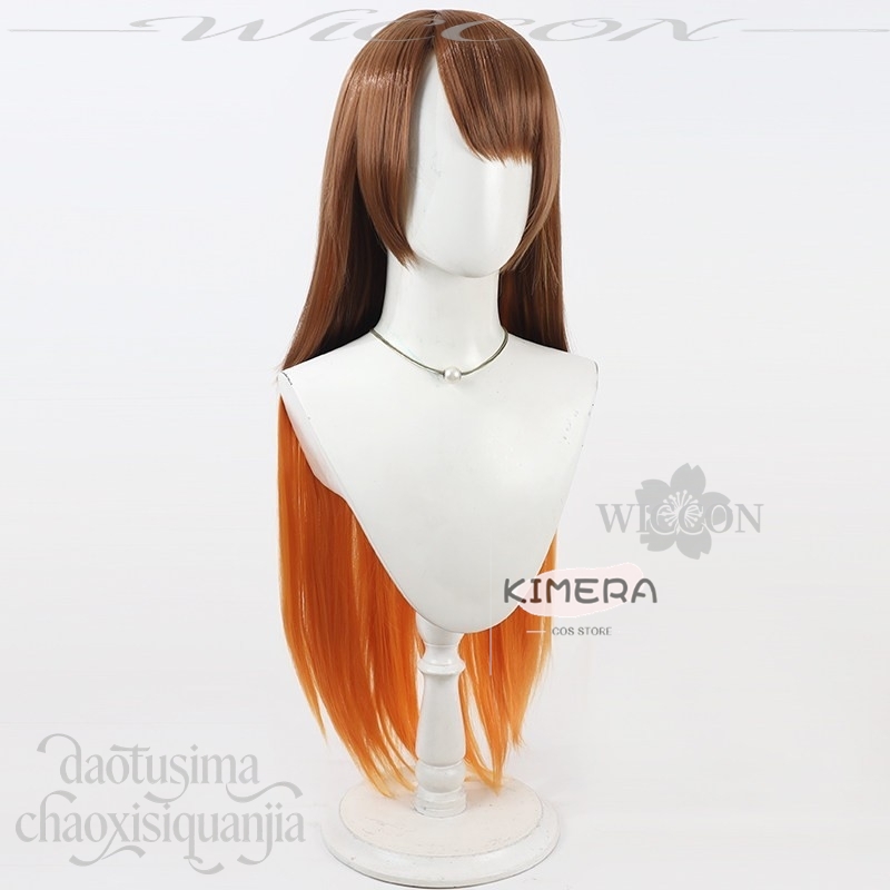 Malkuth Cosplay Anime Game Lib - Anime Cosplay Orange Hair ulasan dan harga