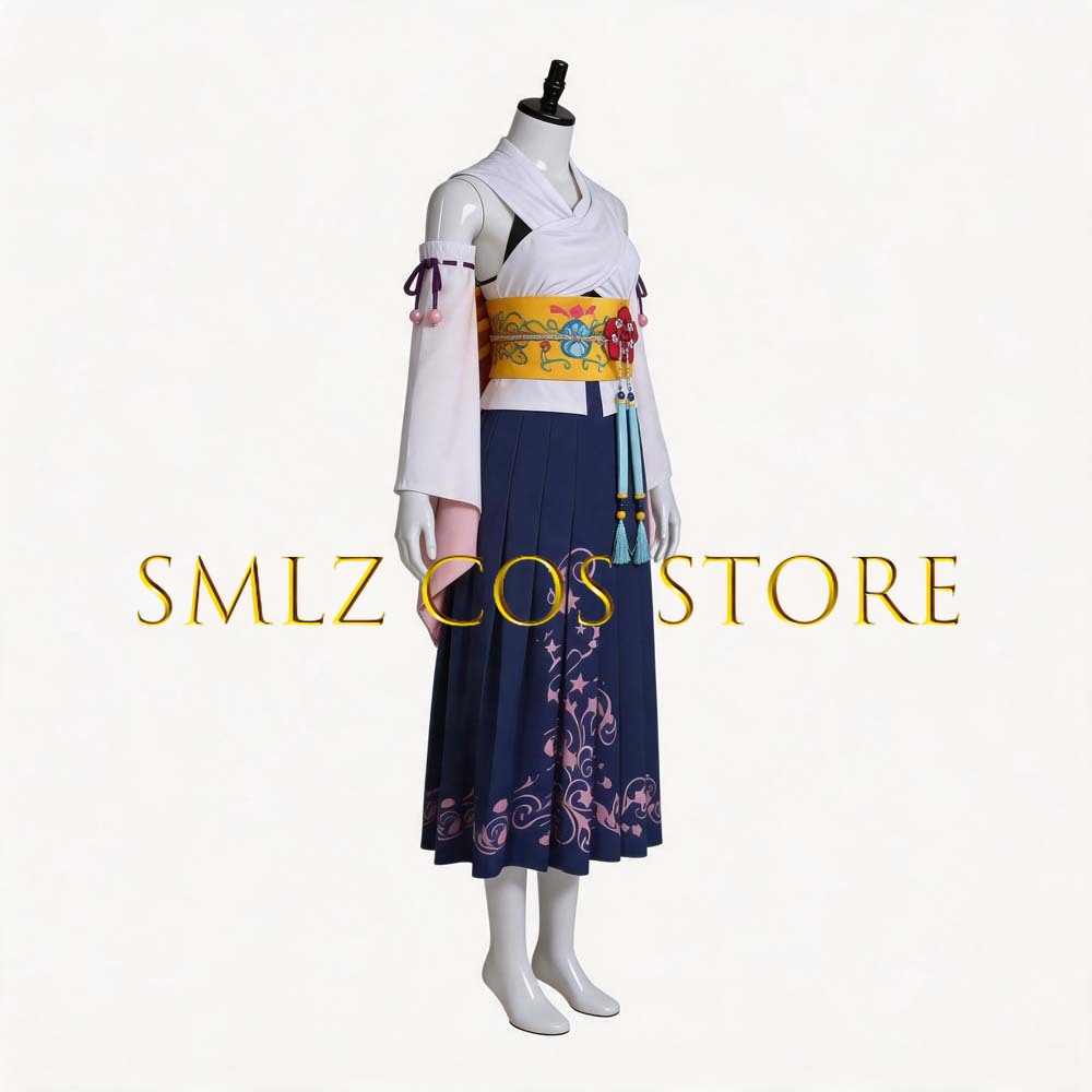 Smlz FFX Yuna Cosplay Anime FF - Anime Cosplay Dress ulasan dan harga