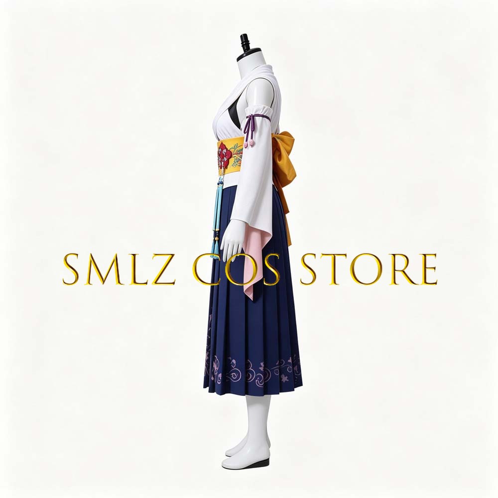 Smlz FFX Yuna Cosplay Anime FF - Anime Cosplay Dress ulasan dan harga