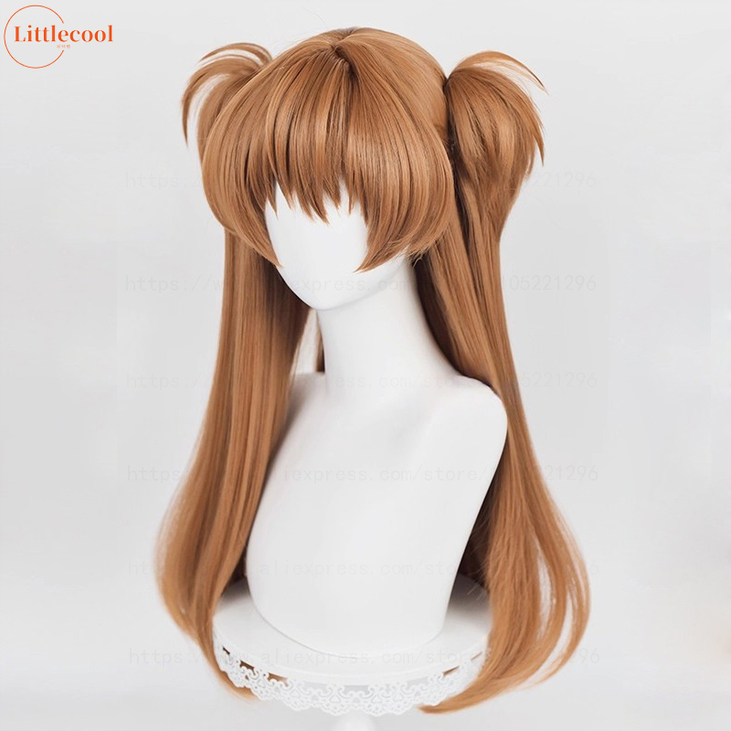 Wig Cosplay EVA Asuka Langley  - Anime Cosplay Orange Hair ulasan dan harga