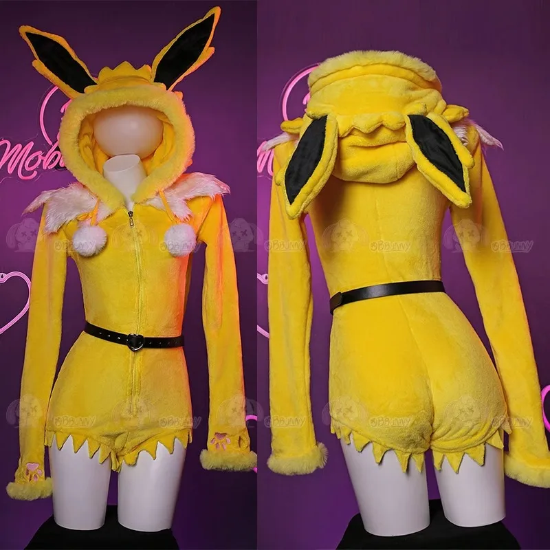 Kostum Cosplay Jolteon Anime N - Anime Cosplay Bunny ulasan dan harga