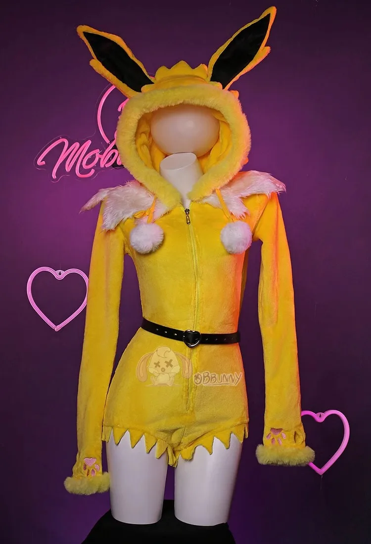 Kostum Cosplay Jolteon Anime N - Anime Cosplay Bunny ulasan dan harga