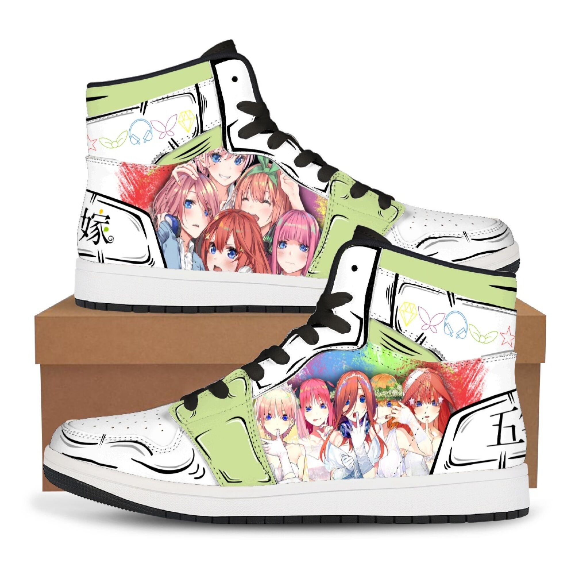 Sepatu kets tinggi unisex akse - Quintuplets Anime Cosplay ulasan dan harga