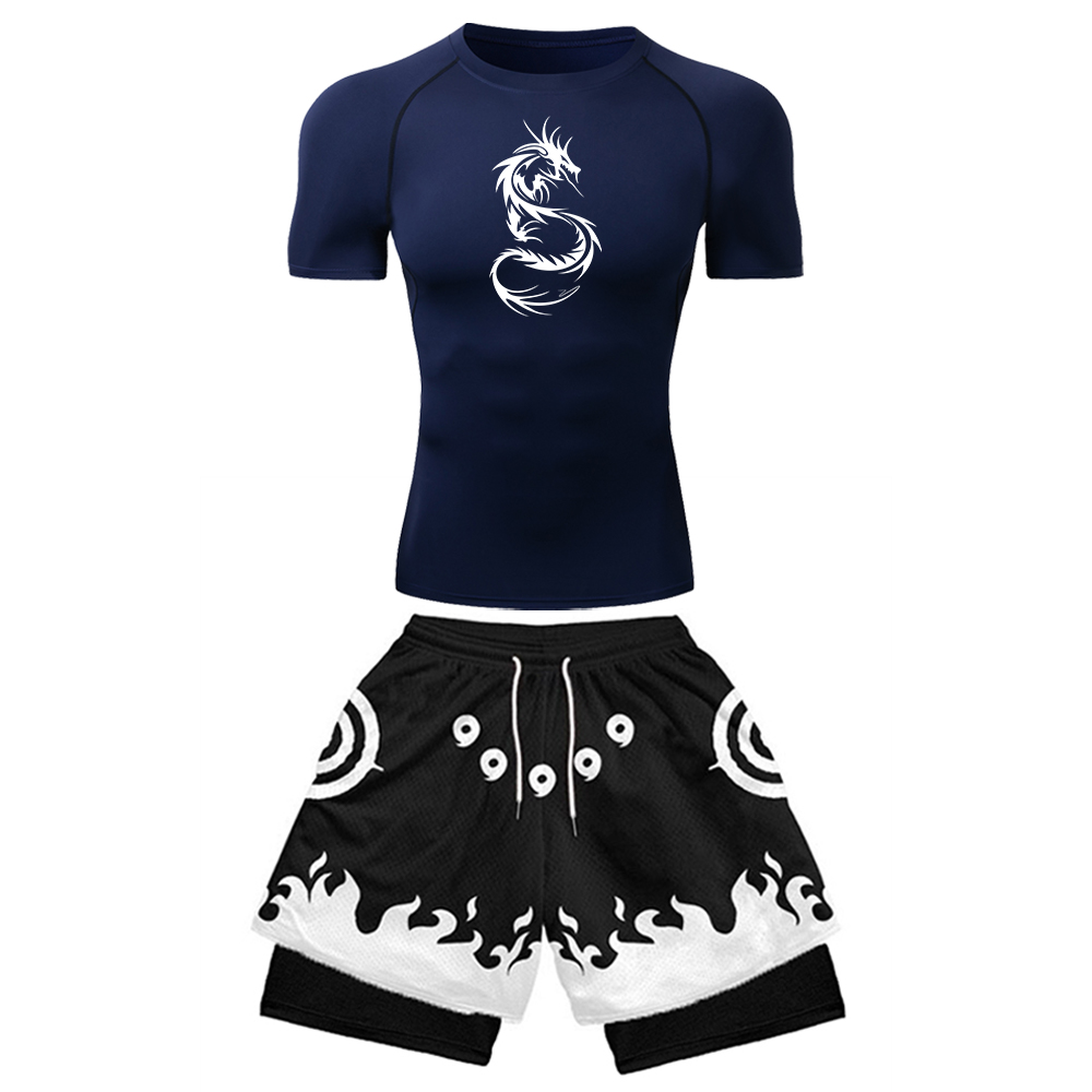 2PCS Setelan Gym Anime Pria Ka - Anime & Cosplay Expo Acx 2025 ulasan dan harga