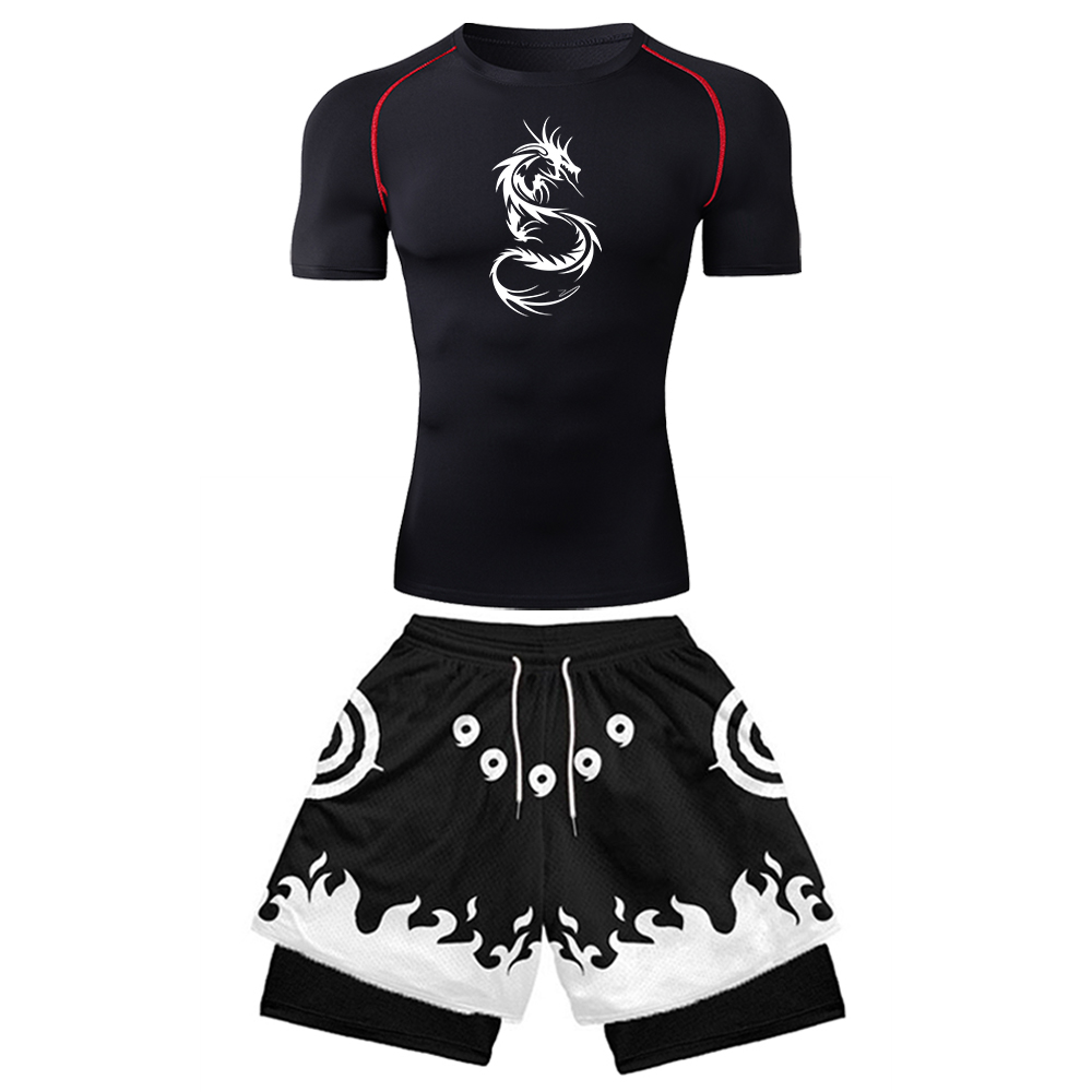 2PCS Setelan Gym Anime Pria Ka - Anime & Cosplay Expo Acx 2025 ulasan dan harga