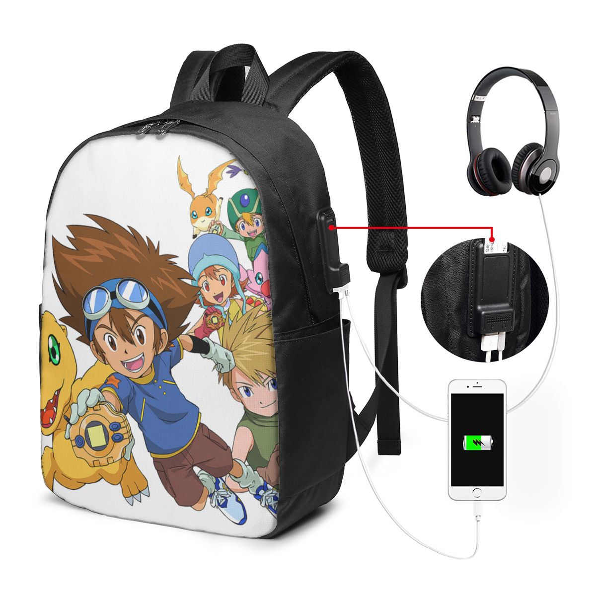 Tas Ransel Anime Digimon Kartu - Anime & Cosplay Expo Acx 2025 ulasan dan harga