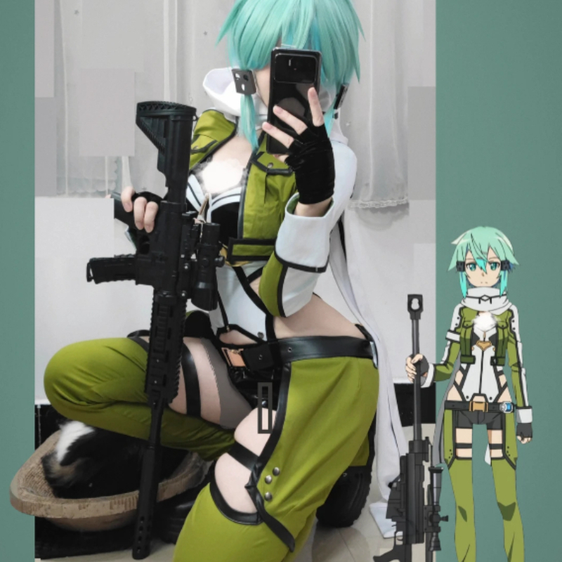 SAO Sword Art Online GGO Sinon - Anime Cosplay Sword ulasan dan harga