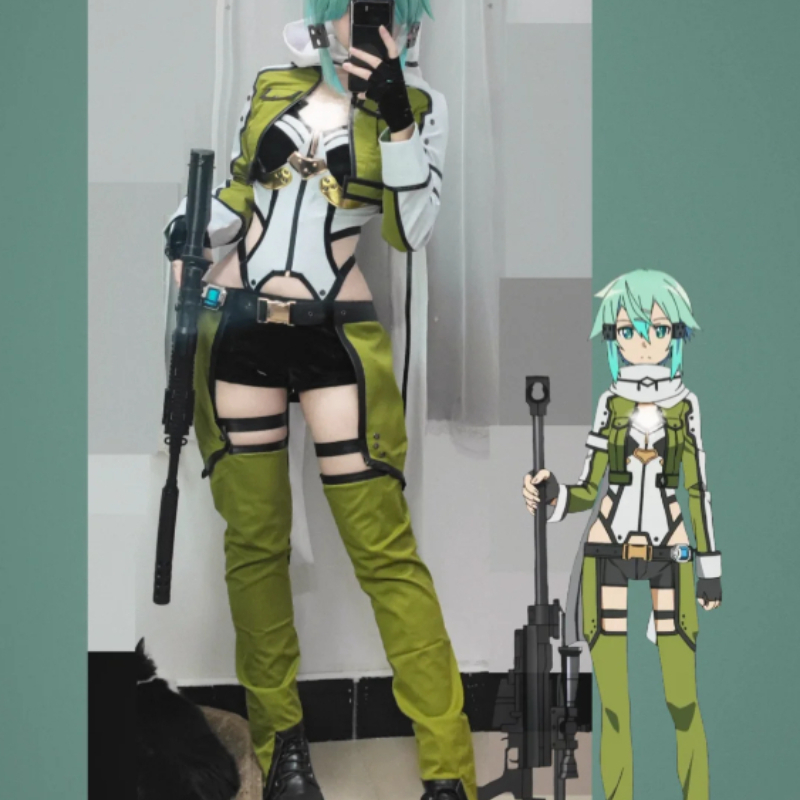 SAO Sword Art Online GGO Sinon - Anime Cosplay Sword ulasan dan harga