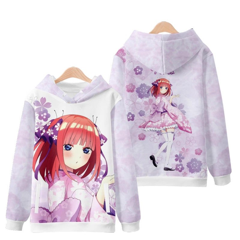 Kostum Cosplay Hoodie Berkerud - Quintuplets Anime Cosplay ulasan dan harga
