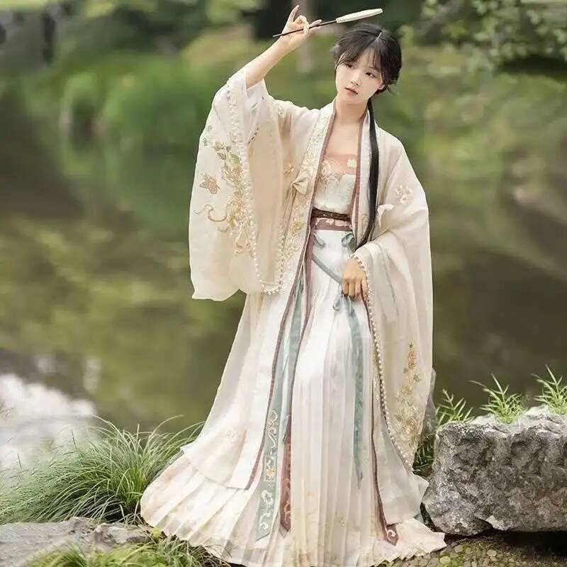 Gaun Hanfu Wanita Tionghoa Kun - Anime Cosplay Dance ulasan dan harga