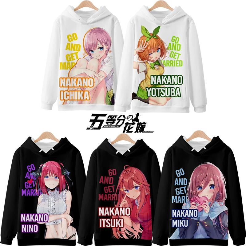Vivi 2025 Hoodie 3D The Quinte - Quintuplets Anime Cosplay ulasan dan harga