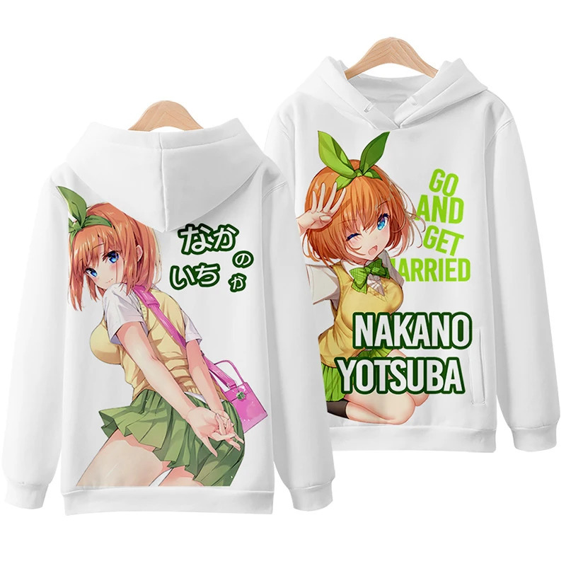 Vivi 2025 Hoodie 3D The Quinte - Quintuplets Anime Cosplay ulasan dan harga