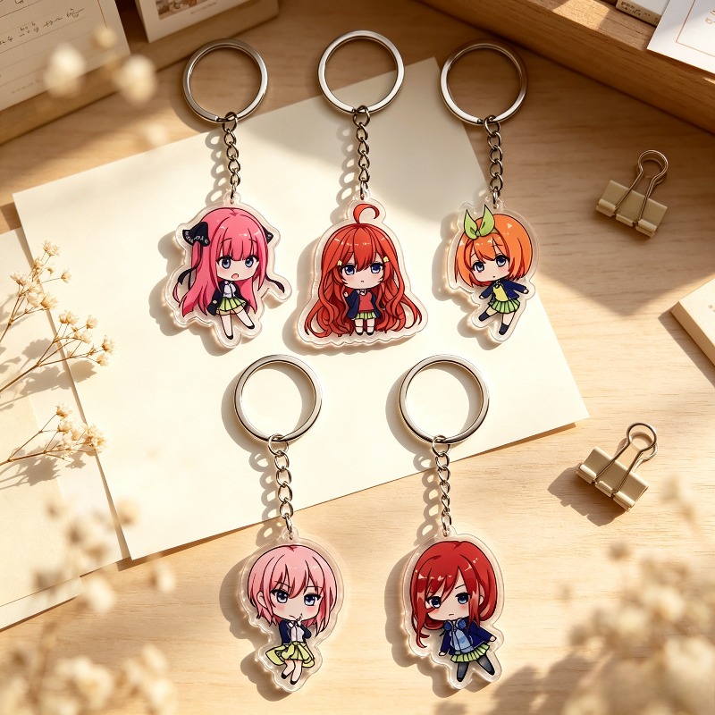 5pcs Gantungan Kunci Anime The - Quintuplets Anime Cosplay ulasan dan harga