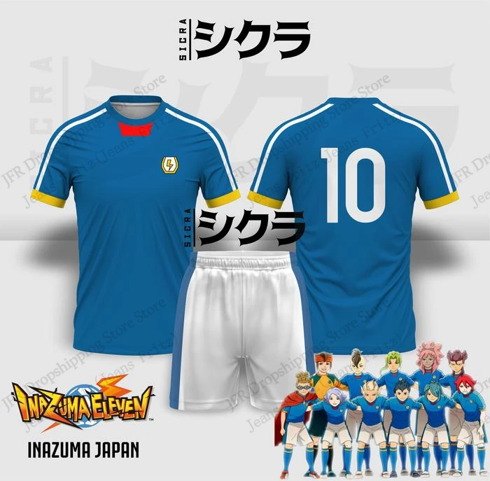 Set Jersey Jersey Inazuma Elev - Anime & Cosplay Expo Acx 2025 ulasan dan harga