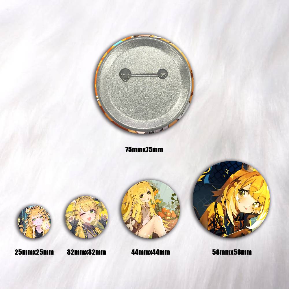 Lencana Bulat Anime Game Zenle - Cosplay Zone Anime Friends ulasan dan harga