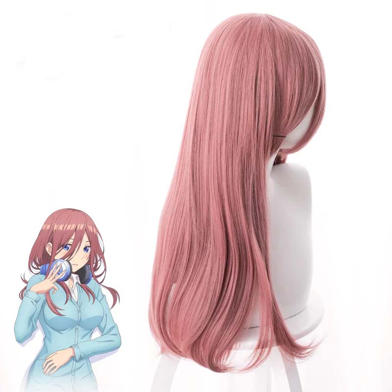 Wig Cosplay Anime Tahan Panas  - Quintuplets Anime Cosplay ulasan dan harga